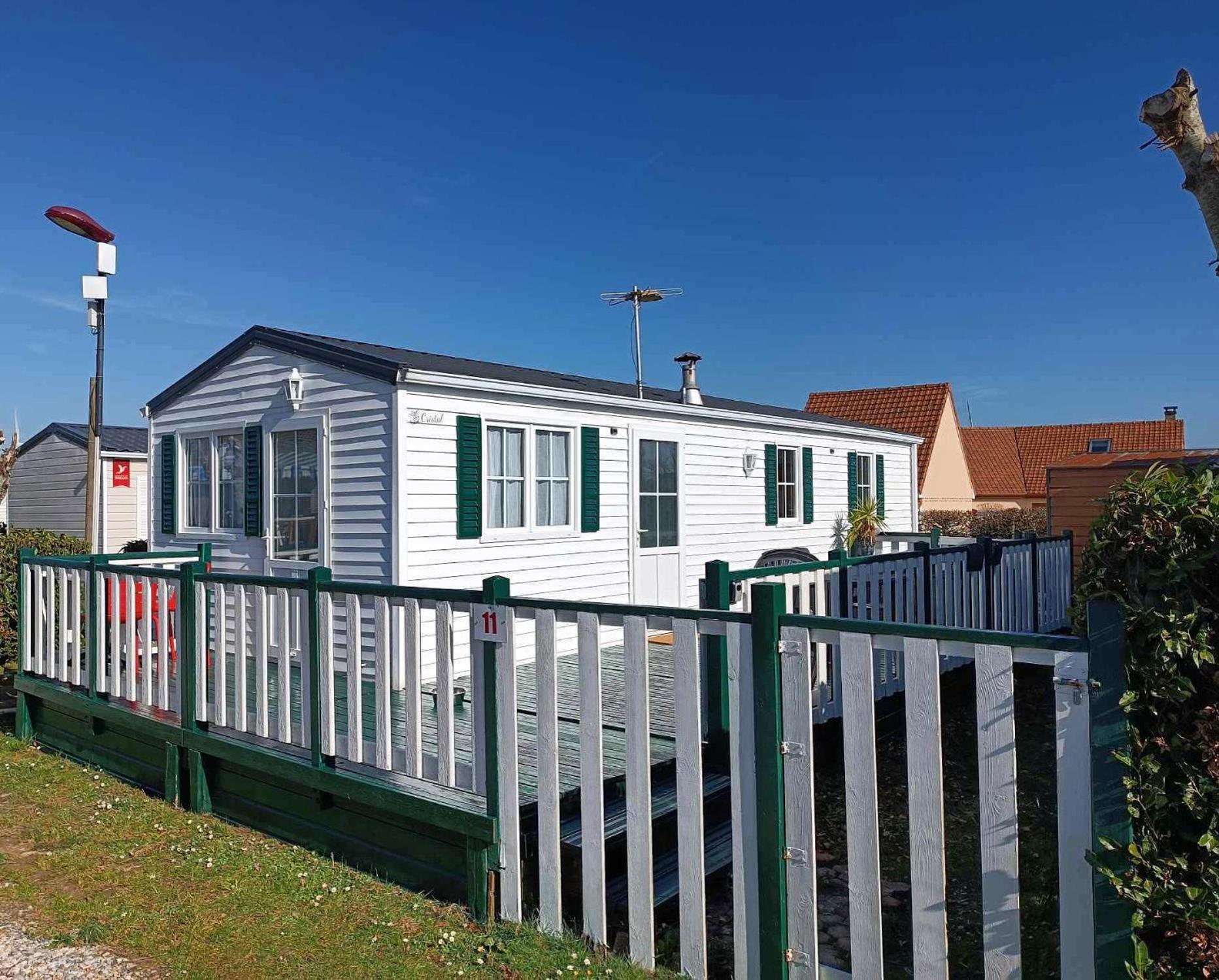 Mobil Home Cristal Biville-sur-Mer Extérieur photo